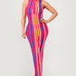 Sunset Boulevard Bodycon Maxi Dress