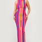 Sunset Boulevard Bodycon Maxi Dress