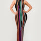 Sunset Boulevard Bodycon Maxi Dress