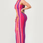 Sunset Boulevard Bodycon Maxi Dress