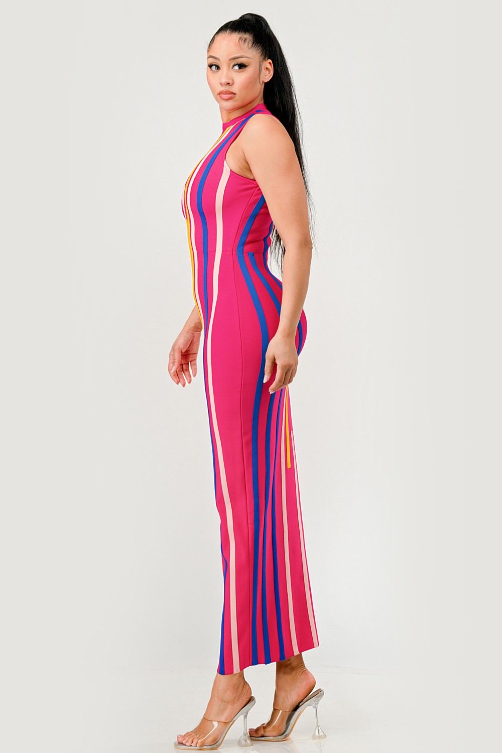 Sunset Boulevard Bodycon Maxi Dress