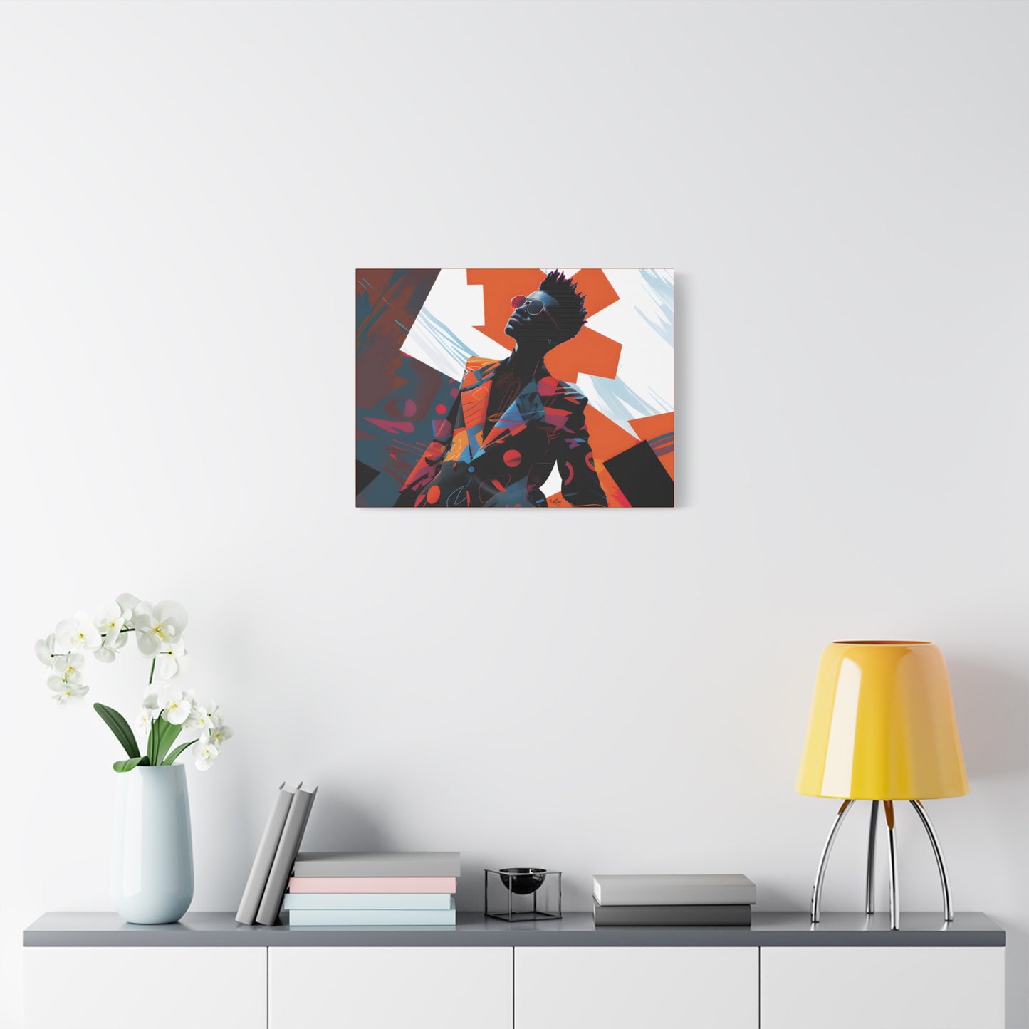 Fashion Is King Afrocentric Black Art Canvas Wall Print