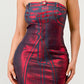 Hellcat Bodycon Denim Mini Dress