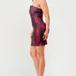 Hellcat Bodycon Denim Mini Dress