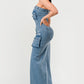 Urban Chic Denim Maxi Gown