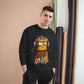 Cats Love and Music Pet Lover Art Streetwear Champion Sweatshirt - Xtreme Shopper