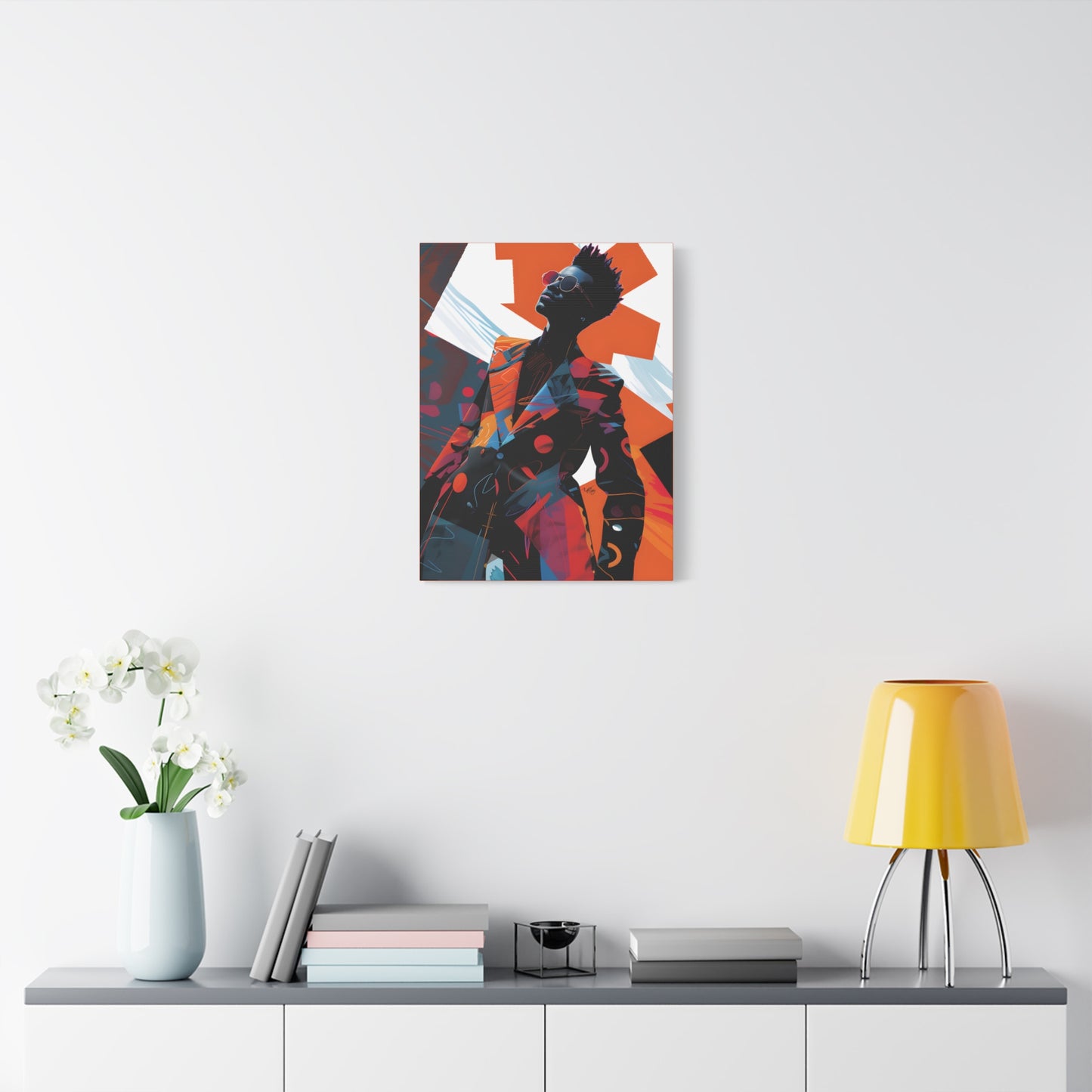 Fashion Is King Afrocentric Black Art Canvas Wall Print