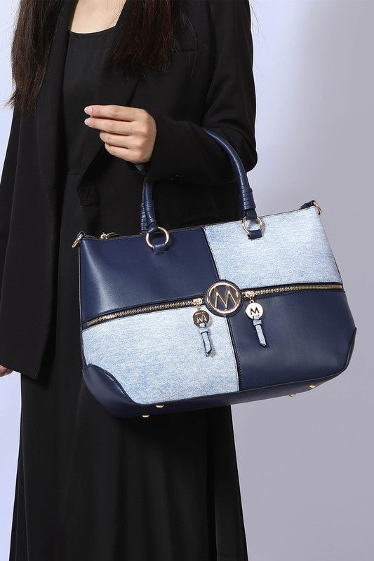 MKF Maji Women's Satchel Bag & Wristlet by Mia K - Xtreme Shopper