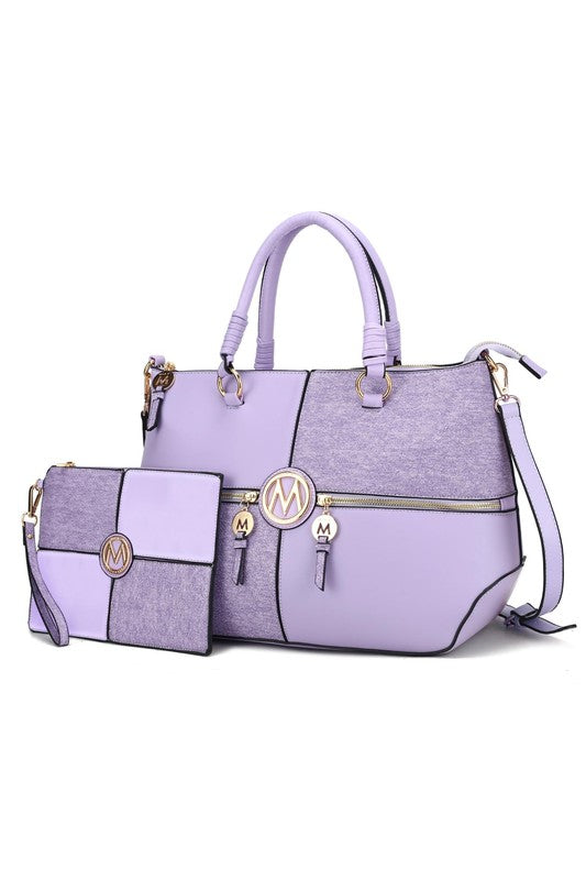 MKF Maji Women's Satchel Bag & Wristlet by Mia K - Xtreme Shopper