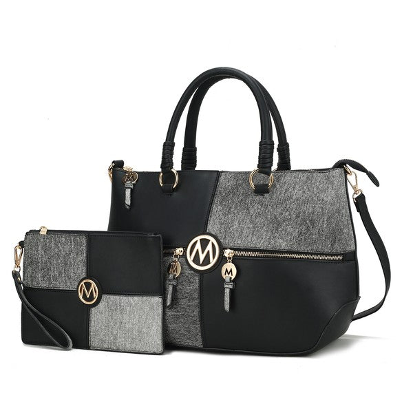 MKF Maji Women's Satchel Bag & Wristlet by Mia K - Xtreme Shopper