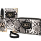 MKF Darla Faux Leather Reptile Embossed Wallet Travel Gift Set by Mia K - Xtreme Shopper
