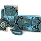 MKF Darla Faux Leather Reptile Embossed Wallet Travel Gift Set by Mia K - Xtreme Shopper