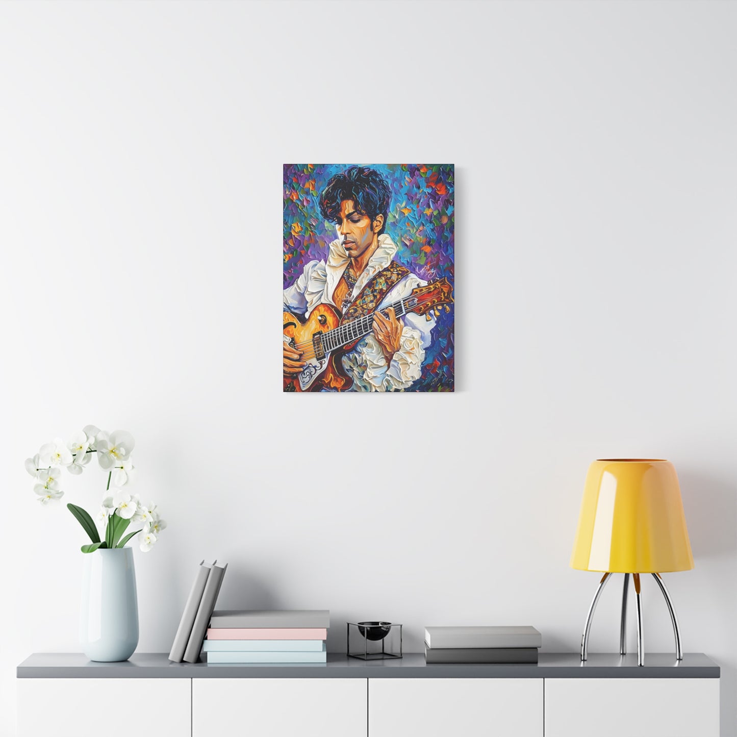 Prince The Artist Afrocentric Black Man Art Canvas Wall Print