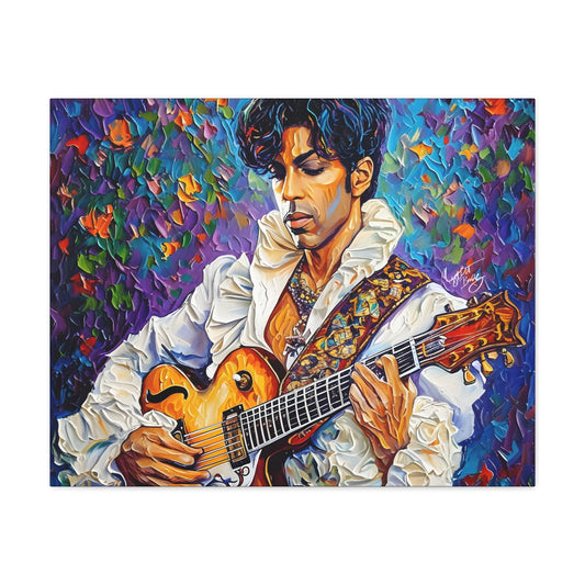 Prince The Artist Afrocentric Black Man Art Canvas Wall Print