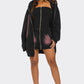 Oversized Ombre Hoodie and Mini Dress Set