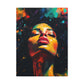 The Rapture Black Woman Abstract Artwork Canvas Wall Print