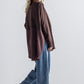 Plus Size Boho Comfy Oversized Round Side Slit Contrast Top - Xtreme Shopper