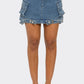 Trendy Utility Denim Maxi Skirt