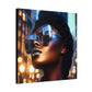 I Am A Diva Black Woman Afrocentric Art Canvas Wall Print