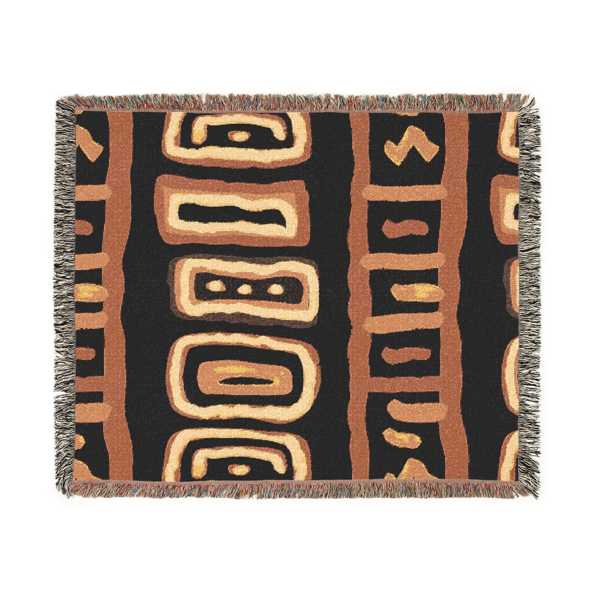 Modern Abstract Afrocentric Art Woven Throw Blanket - Xtreme Shopper