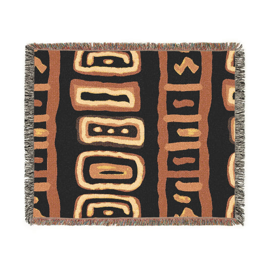 Modern Abstract Afrocentric Art Woven Throw Blanket - Xtreme Shopper