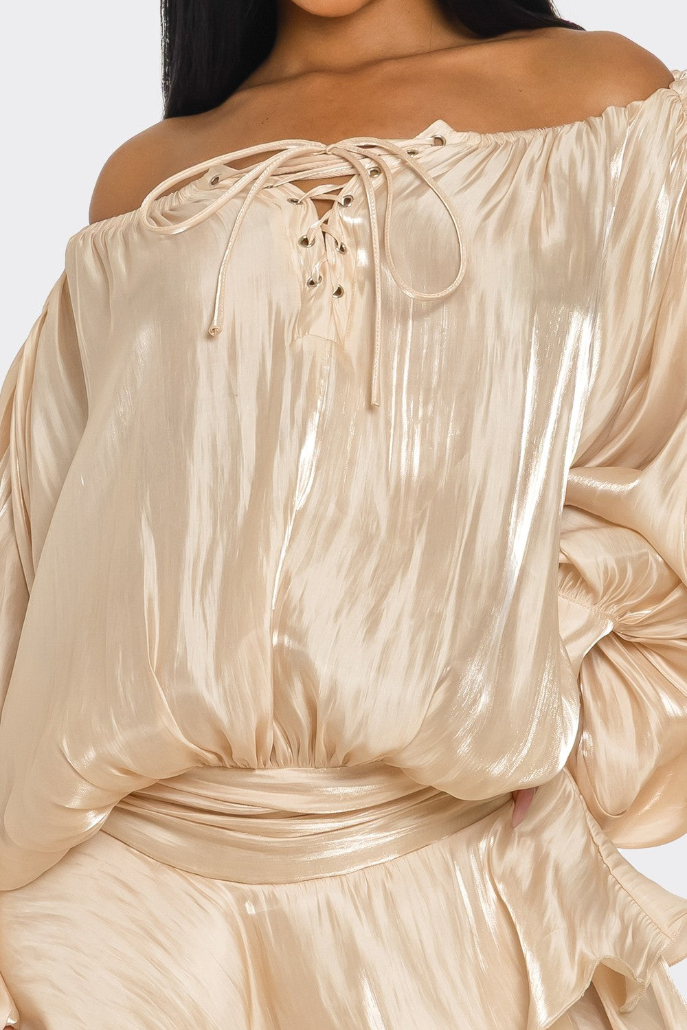 Trendy Champagne Dream Romper