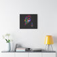 Original Makeup Black Woman Art Canvas Wall Print