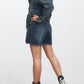 Trendy Clubwear Sculpted Denim Corset Jacket & Short Set - Xtreme Shopper