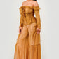 Trendy Clubwear Sheer Off-Shoulder Ruffle and Wide Leg Pants Set - Xtreme Shopper