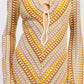 Boho Chevron Stripe Crochet Maxi Dress - Xtreme Shopper