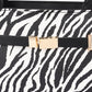 Zebra Printed Top Handle Shoulder Vegan Leather Bag - Xtreme Shopper