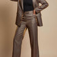 Luxe Iridescent Power Suit Blazer and Pant Set