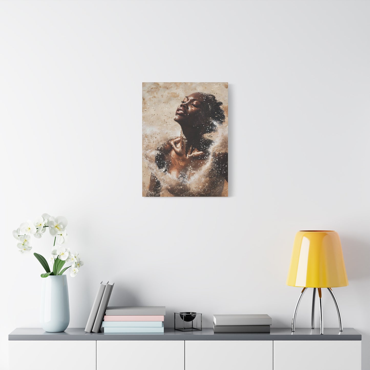The Breakthrough Black Woman Art Canvas Wall Print