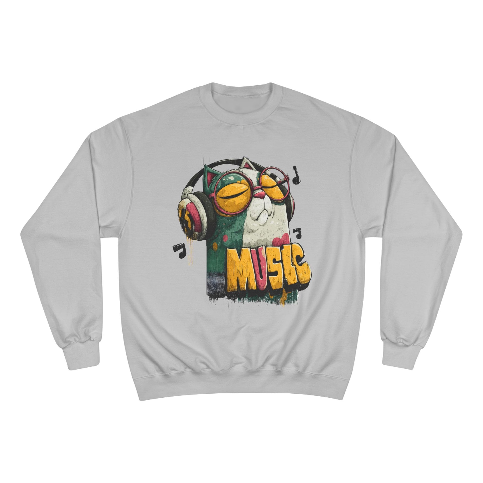 Musicatitry Pet Lover Art Streetwear Champion Sweatshirt - Xtreme Shopper