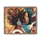 Glorious Autumn Vibes Black Woman Afrocentric Art Woven Throw Blanket