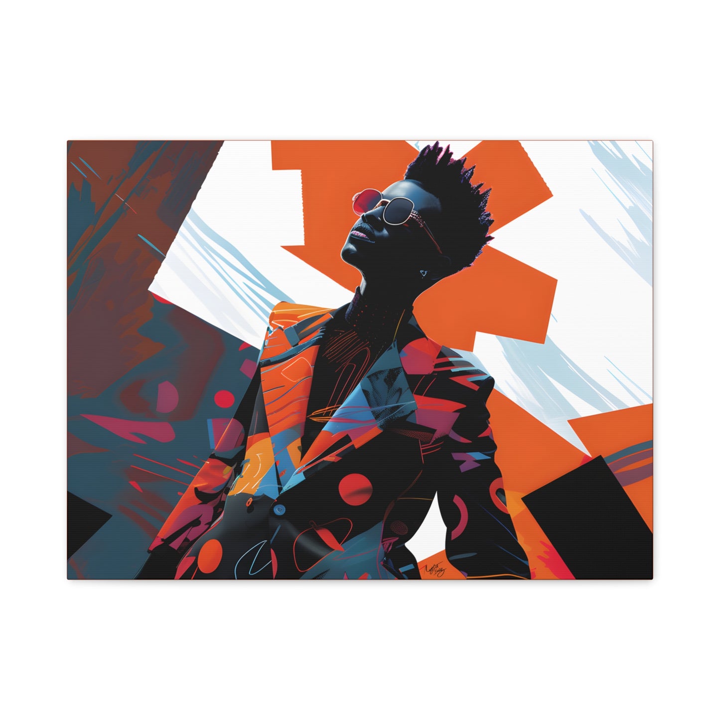 Fashion Is King Afrocentric Black Art Canvas Wall Print