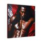 Him Afrocentric Black Artwork Canvas Wall Print