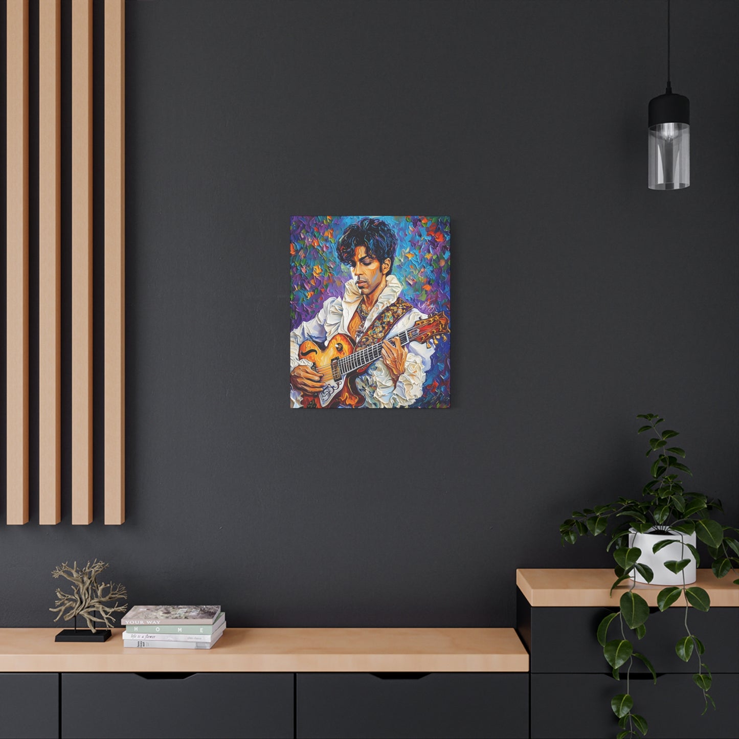 Prince The Artist Afrocentric Black Man Art Canvas Wall Print