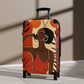 So Chill Abstract Black Woman Art Hardshell Hardside Lockable Spinner Suitcase