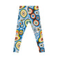 Multicolor Psychedelic Swirl Printed Yoga Pants Leggings