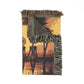 All Together Now Black Woman Art Woven Throw Blanket