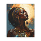 Worship The Sun Afrocentric Black Woman Art Canvas Wall Print