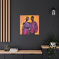 You Know We're Fly Afrocentric Black Abstract Art Canvas Wall Print