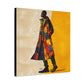I Am Fashion Forward Afrocentric Black Man Abstract Art Canvas Wall Print