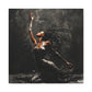 Dance In The Dark Afrocentric Black Woman Art Canvas Wall Print