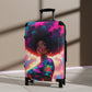 It's Going To Be A Good Day Black Woman Art Hardshell Hardside Lockable Spinner Suitcase