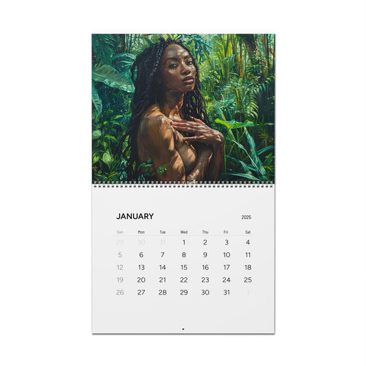Grown Folks Business Black Art Wall Calendar