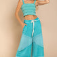 POL Elastic Waistband Wide Leg Pants with Drawstring - Xtreme Shopper