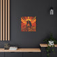 Autumn Rises Black Woman Art Canvas Wall Print