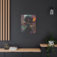 Flee To Freedom Afrocentric Abstract Black Woman Fantasy Alternative History Art Canvas Wall Print